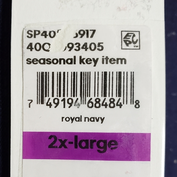 NEW Calvin Klein Button Down Mens Shirt Royal Navy Office Casual Spring Summer - Picture 5 of 11